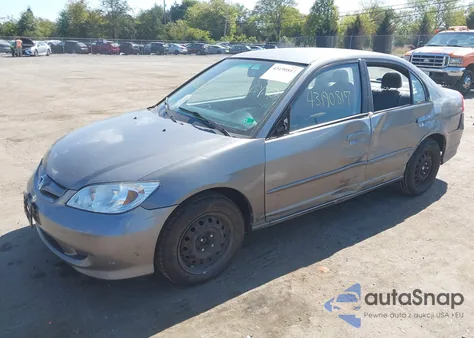 2005 Honda Civic Lx from USA, damaged, VIN 2HGES16515H539367